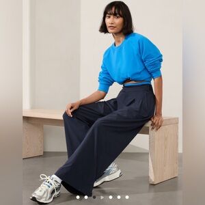 Athleta Brooklyn Heights Pleated Wide Leg Pants